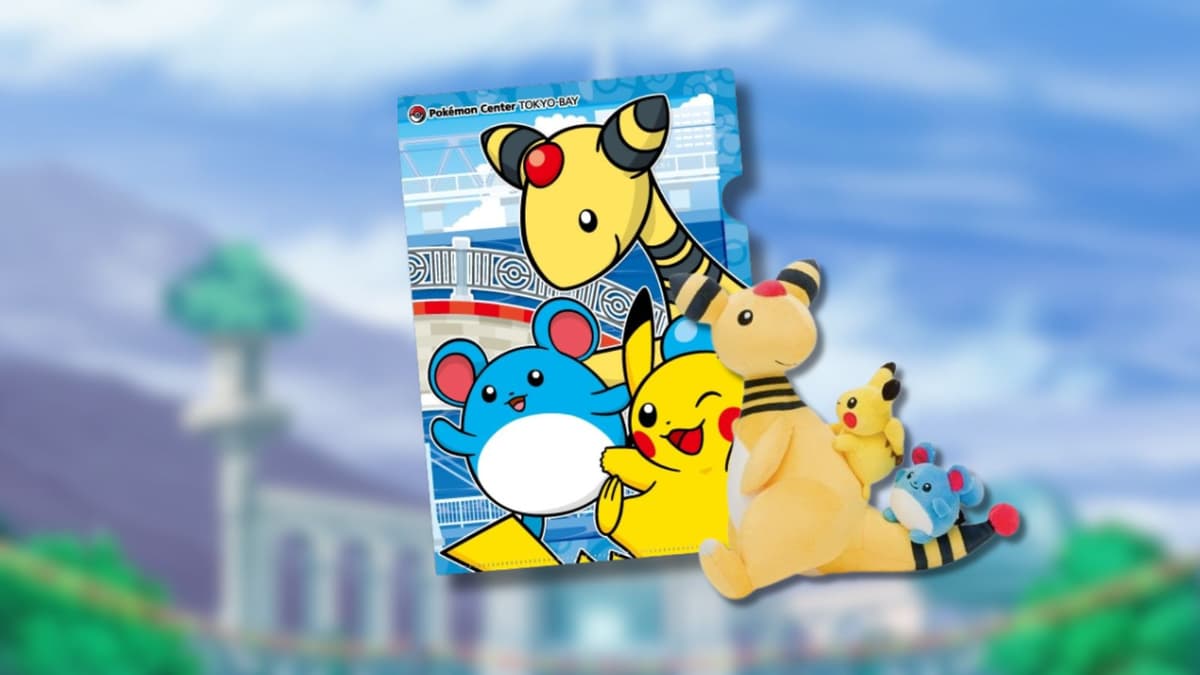 Pikachu merch from Tokyo Bay Pokemon Center.