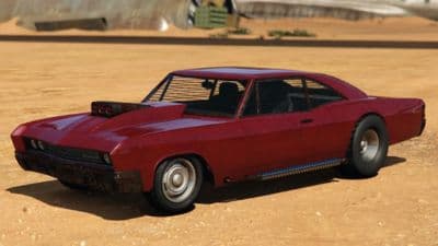 Red Declasse Impaler Arena in GTA Online on Sand