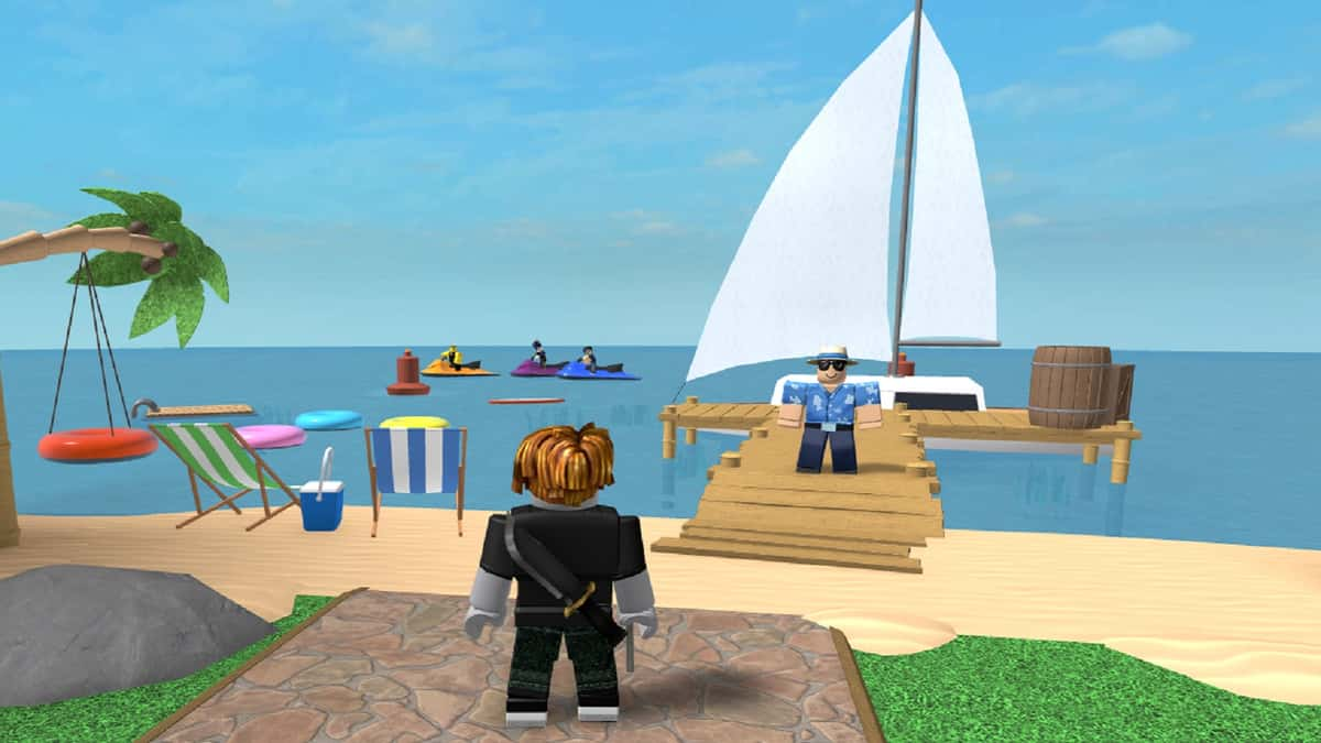 in-game screenshot of Murder Mystery 2 on Roblox.