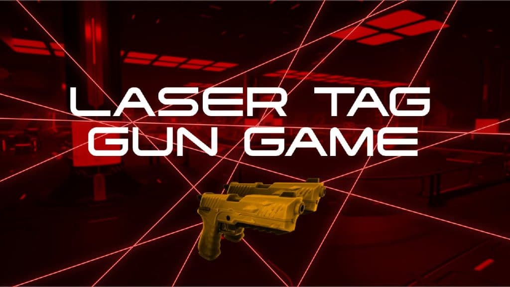 Carte créative du jeu Laser Tag Gun dans Fortnite.