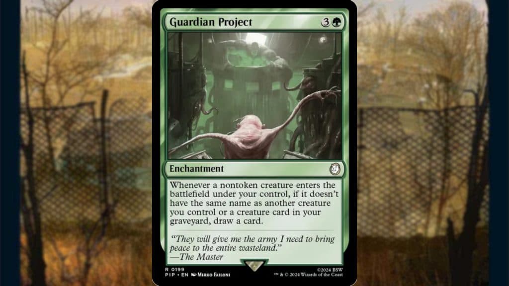 MTG Fallout Guardian project