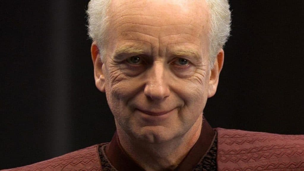 Star Wars Sheev Palpatine Smiling