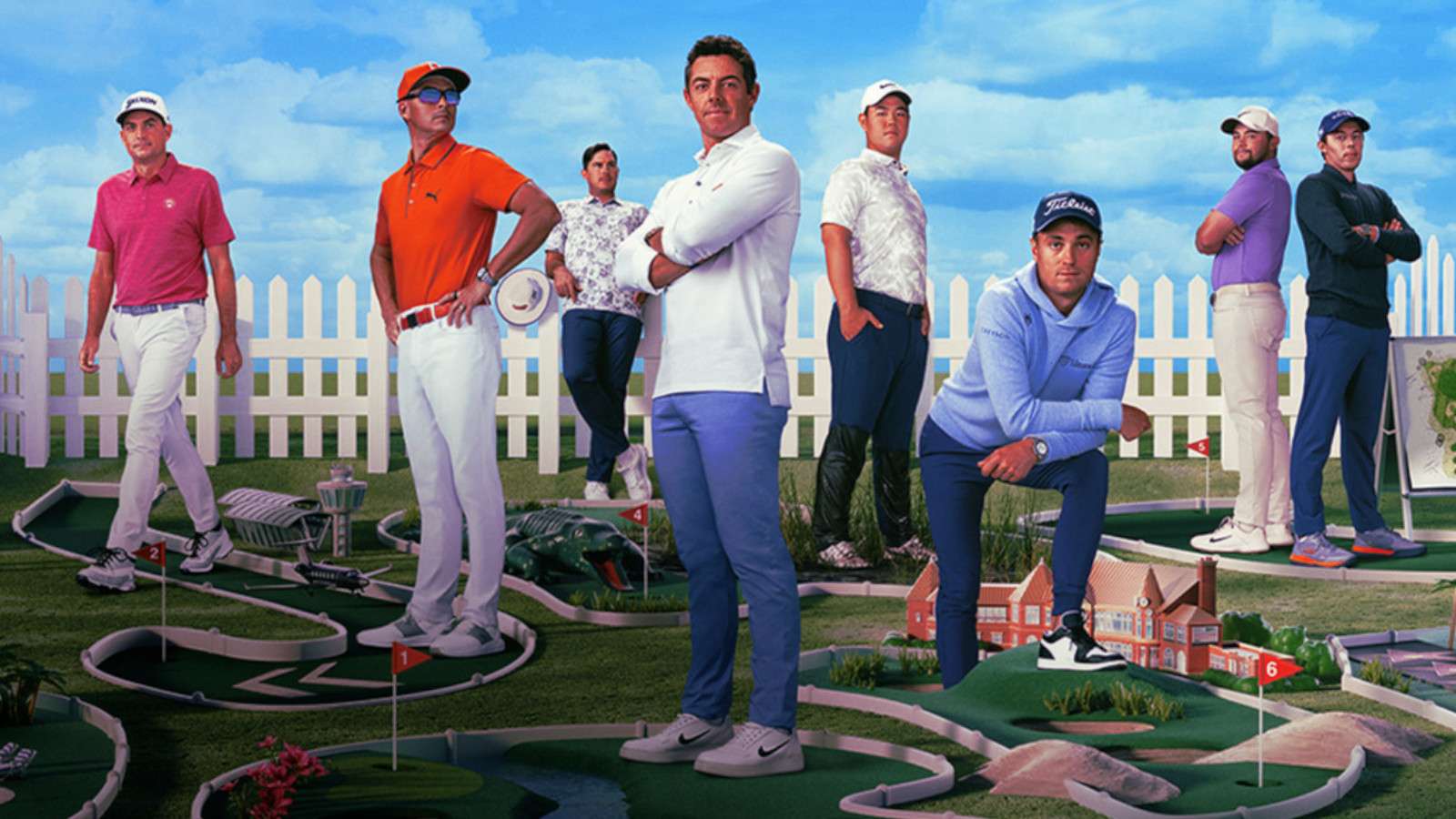 Rickie Fowler, Rory McIlroy, Justin Thomas, Joel Dahmen and more in Netflix's Full Swing