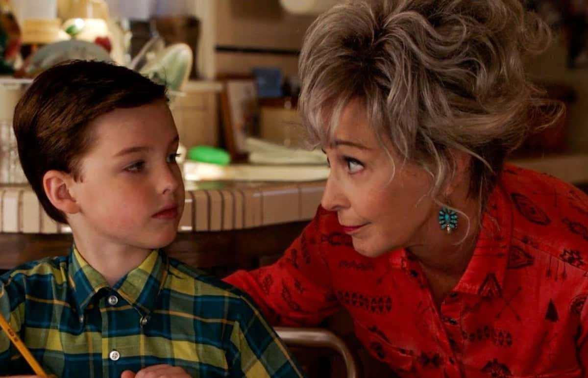 Meemaw and Sheldon in Young Sheldon