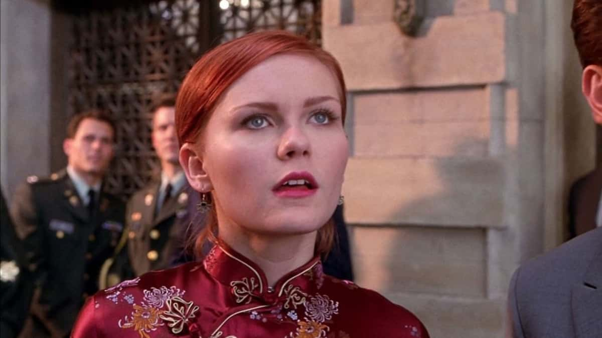 Kirsten Dunst in Spider-Man 2 as Mary Jane.