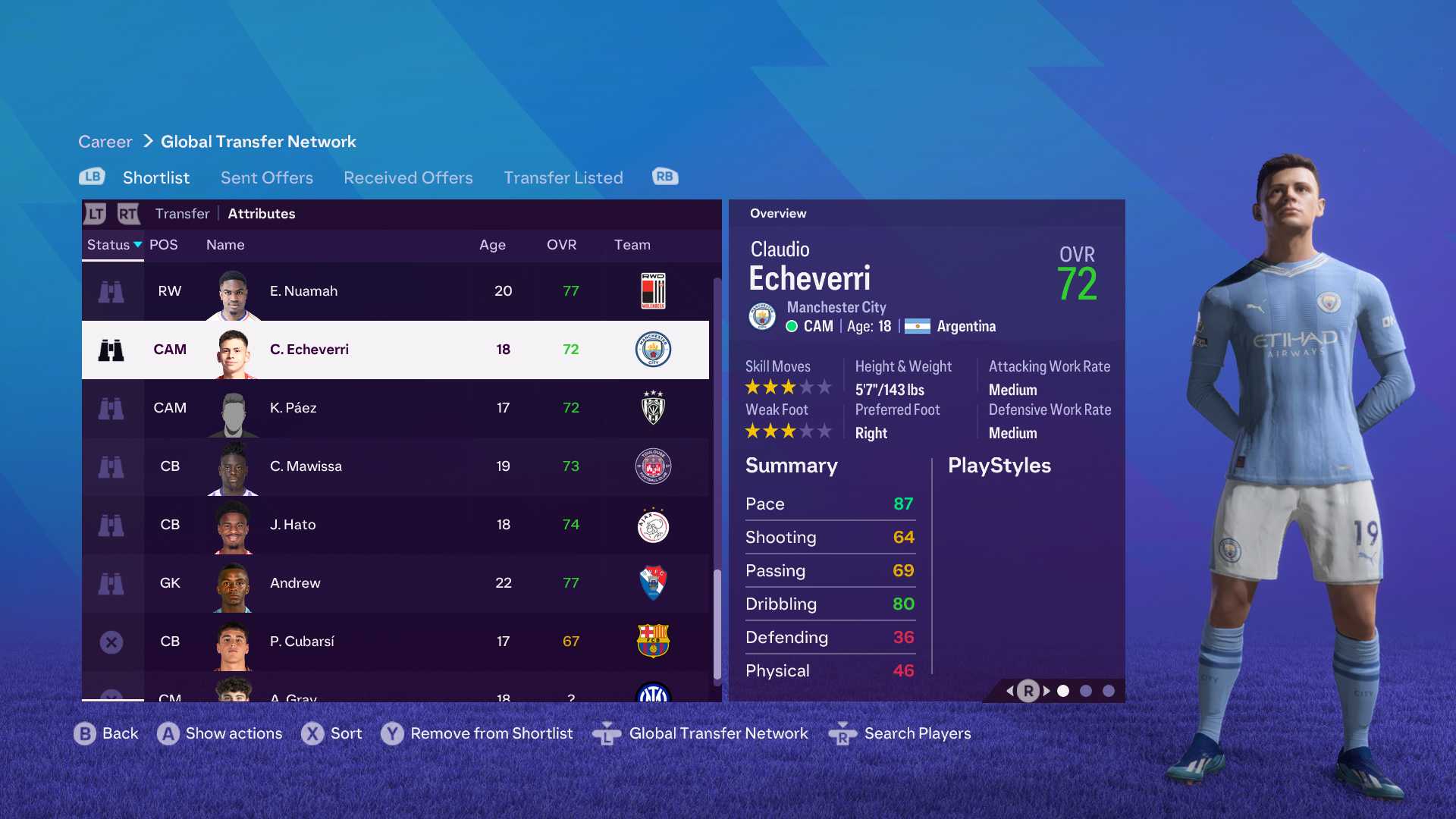 ea fc loan claudio echeverri