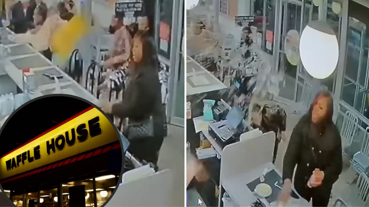 A brawl took place inside a Waffle House