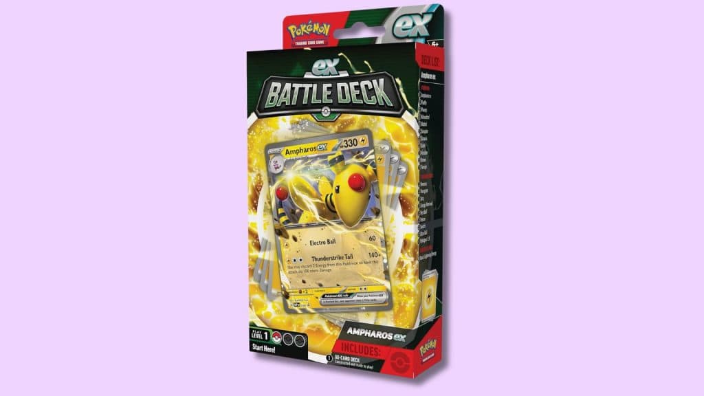 Ampharos ex Battle Deck.