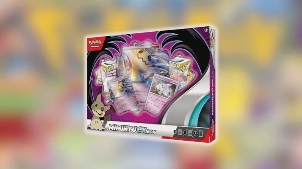 Pokemon TCG: Mimikyu ex-Box