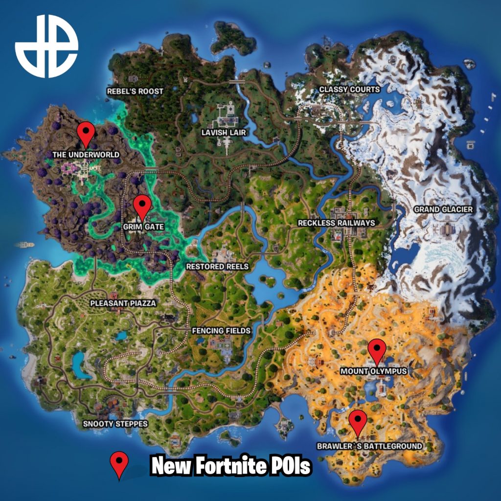 Fortnite Chapter 5 Season 2 Map Changes And New Locations - Dexerto