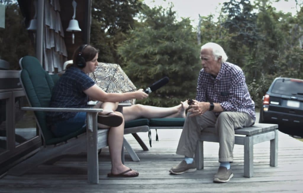 Katherine interviews her father in The Program