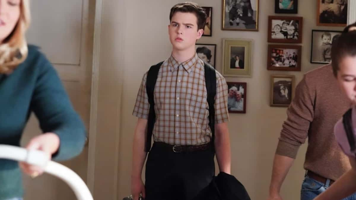 Iain Armitage in Young Sheldon Season 7 Episode 4.