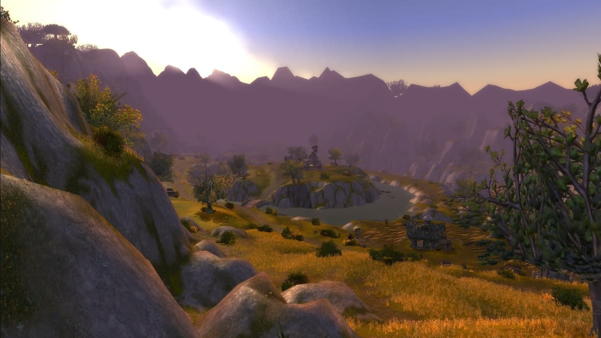 The Arathi Basin battleground in WoW