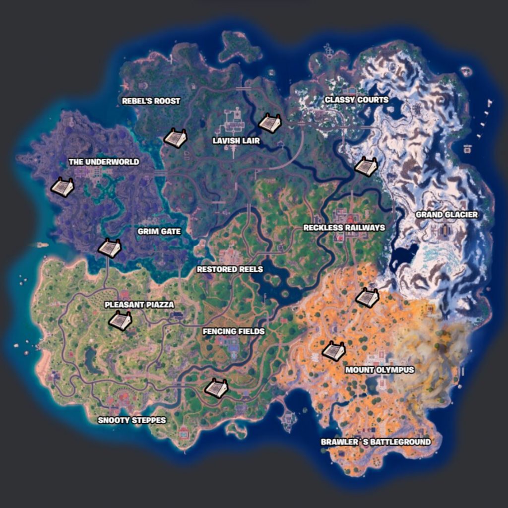 All Weapon Bunker Locations In Fortnite Chapter 5 Season 2 - Dexerto