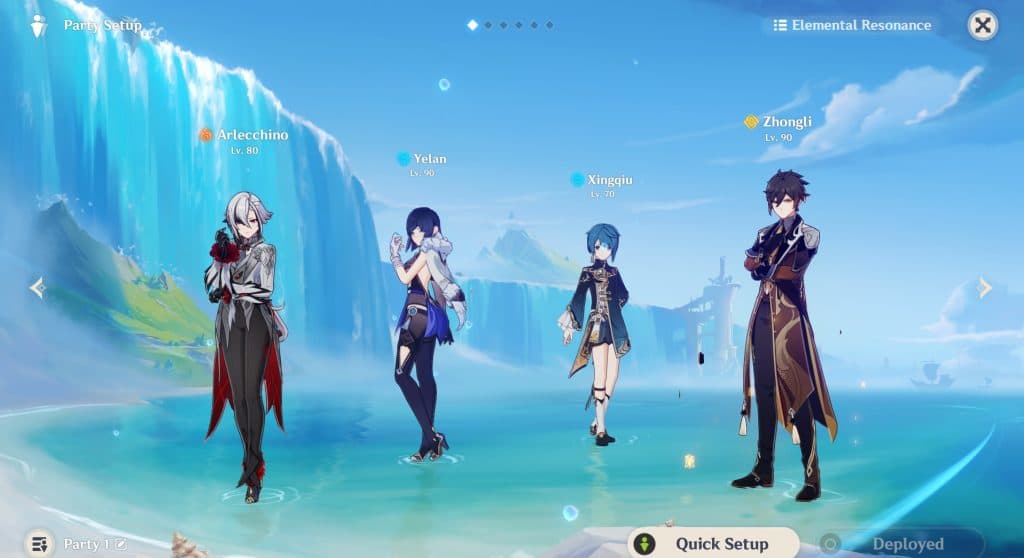 A screenshot from the game Genshin Impact