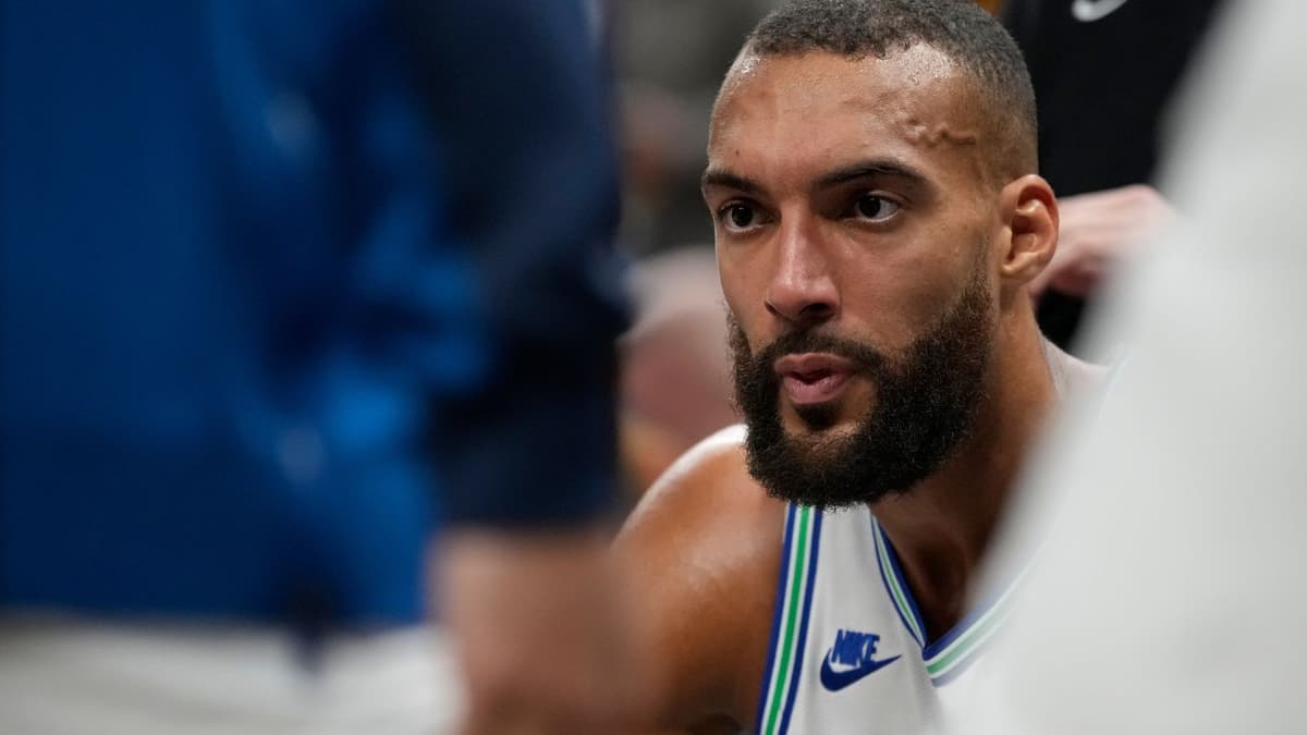 Rudy Gobert as a member of the Minnesota Timberwolves.