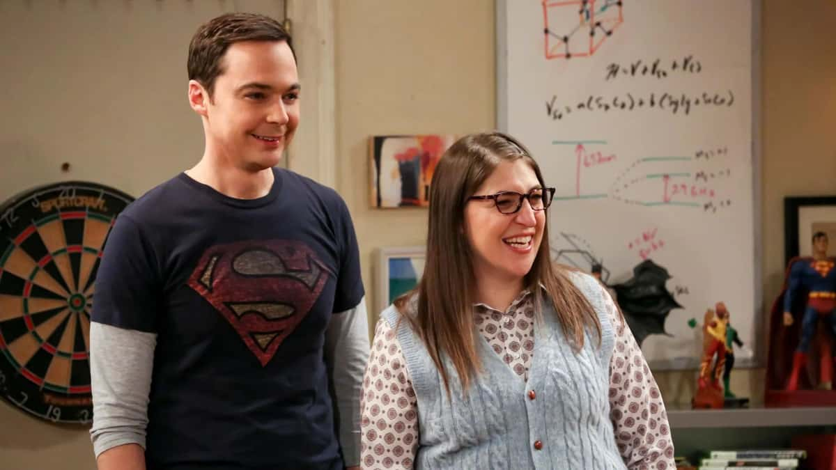 Sheldon and Amy Cooper in The Big Bang Theory