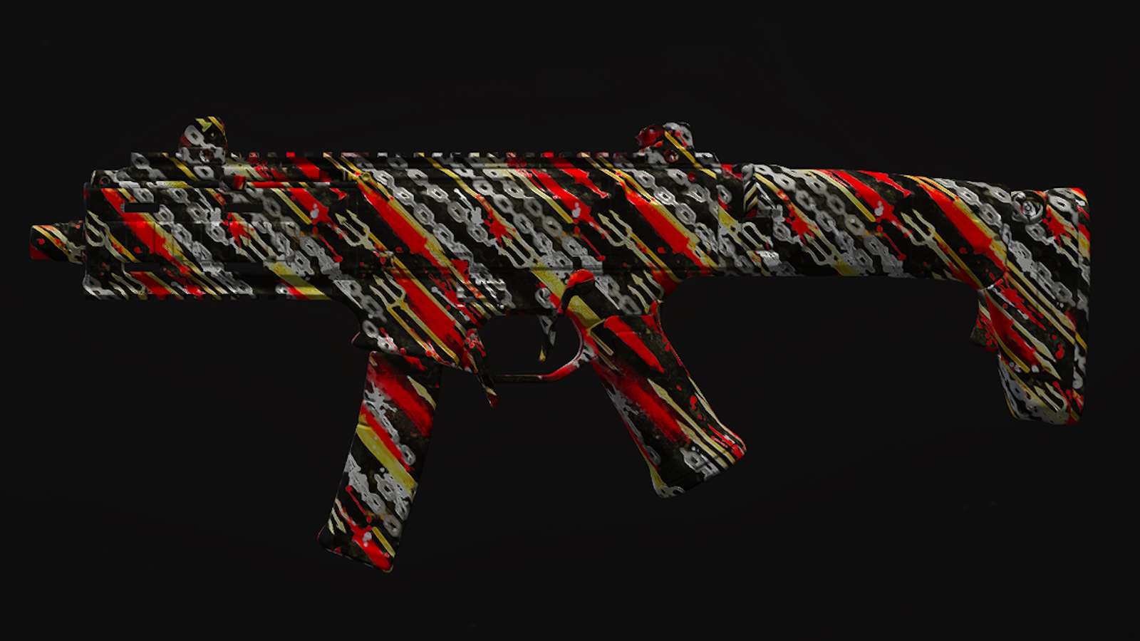 The Chainbreaker animated camo on Rival-9 SMG in MW3 and Warzone.