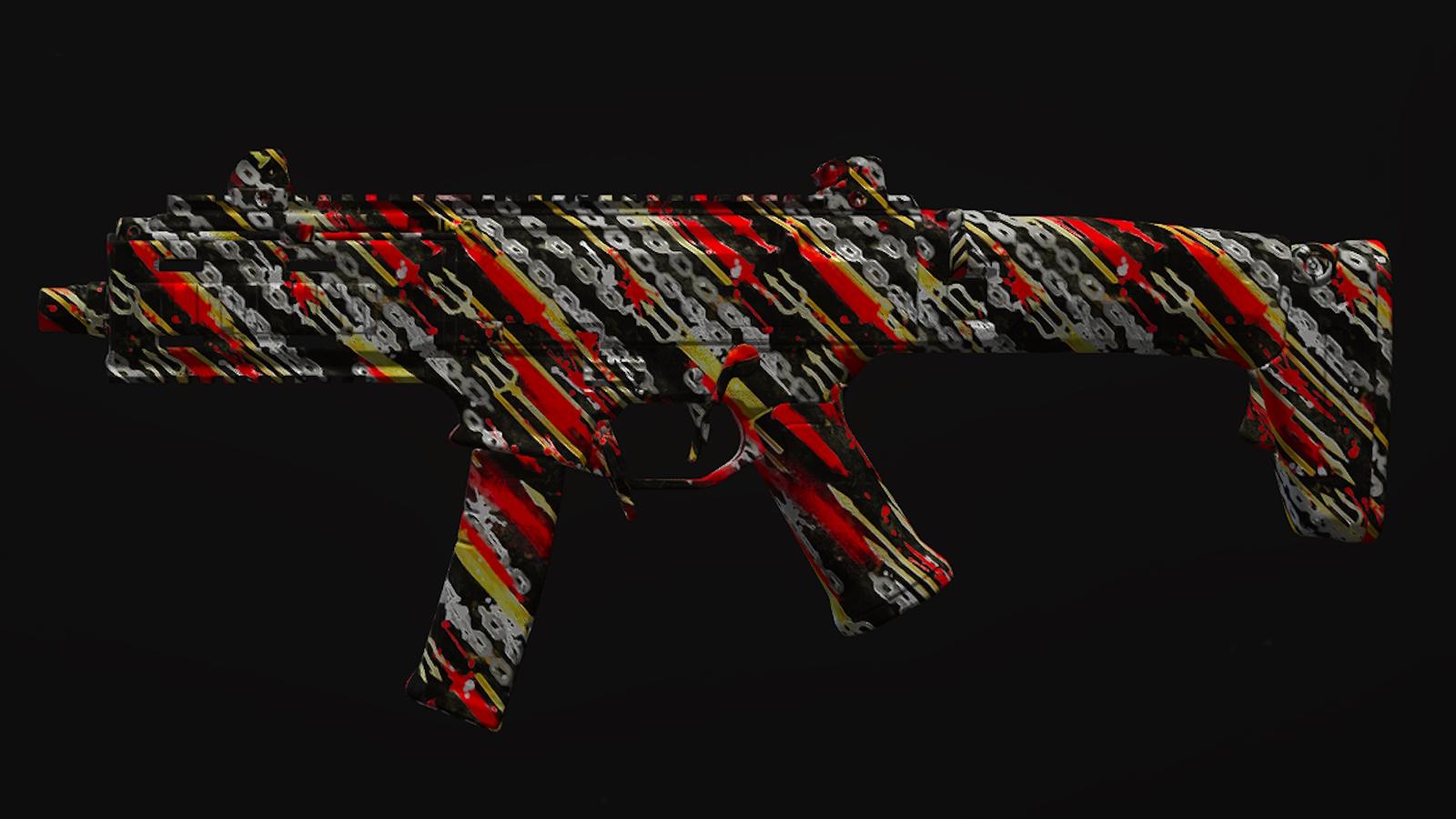 The Chainbreaker animated camo on Rival-9 SMG in MW3 and Warzone.