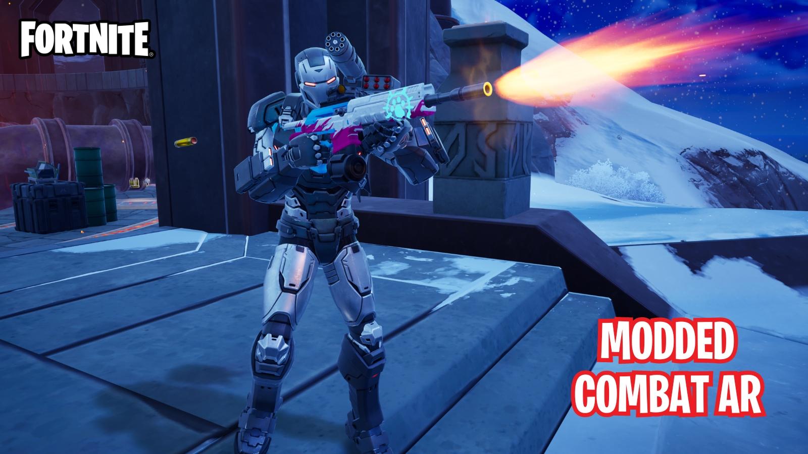 Modded Combat Assault Rifle in Fortnite