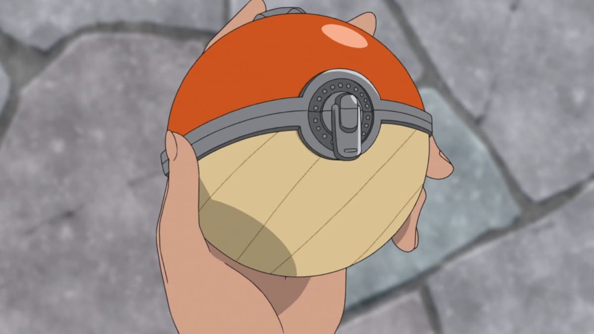 Hisuian Poke Ball from Pokemon anime.