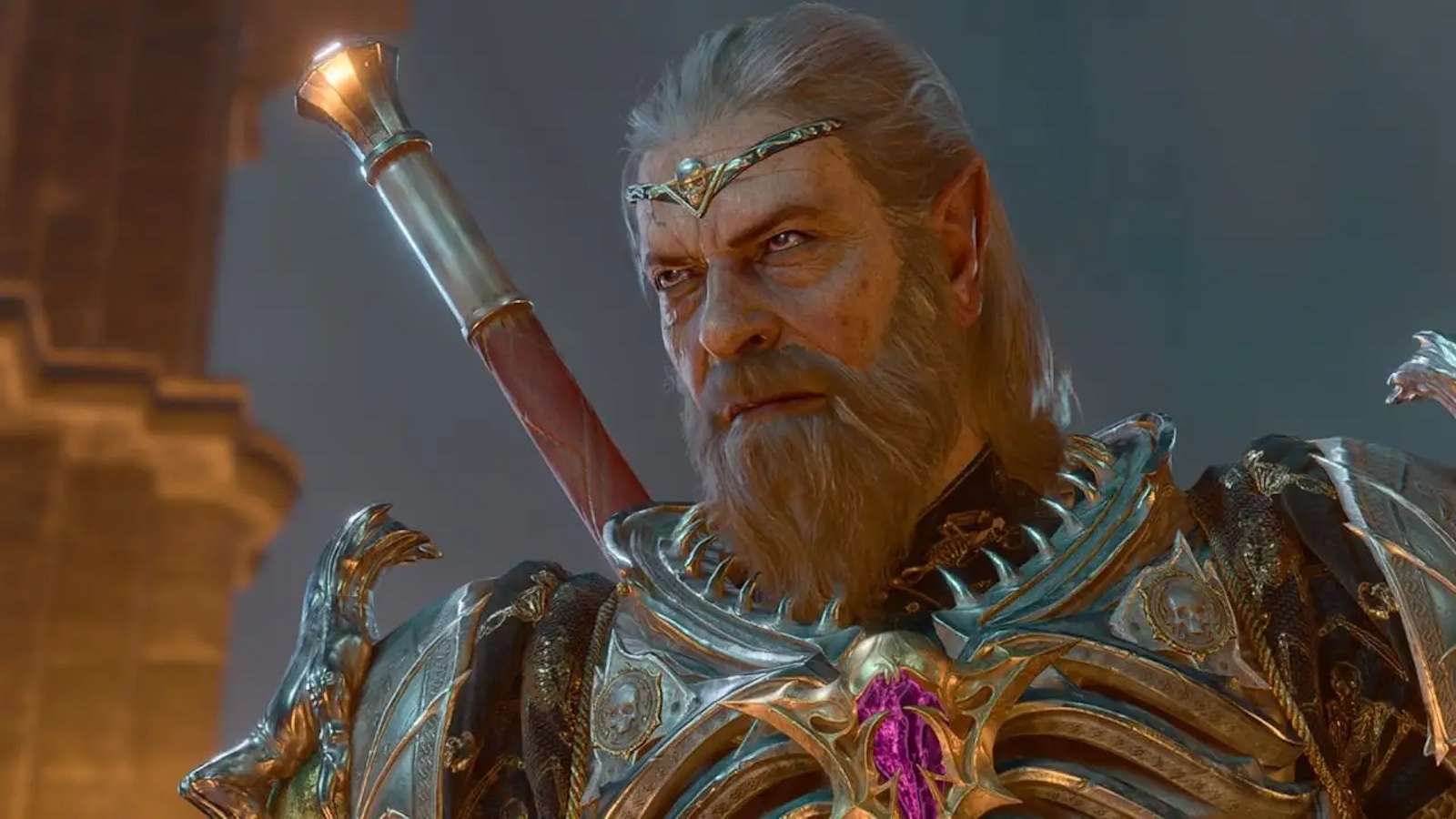 Baldur's Gate 3 Ketheric Thorm looking stern