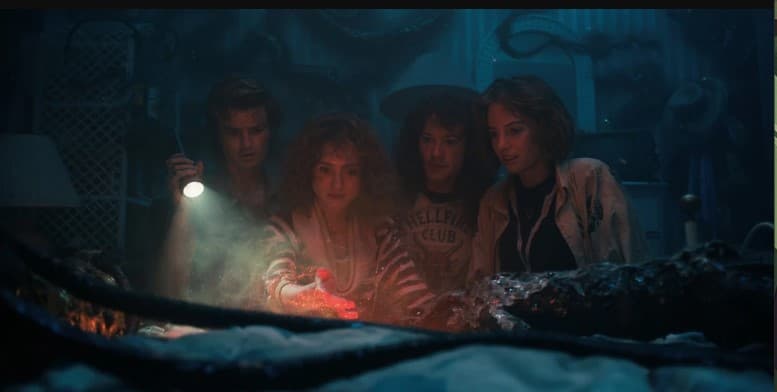 Nancy, Robin, and Steve in Stranger Things Season 4.