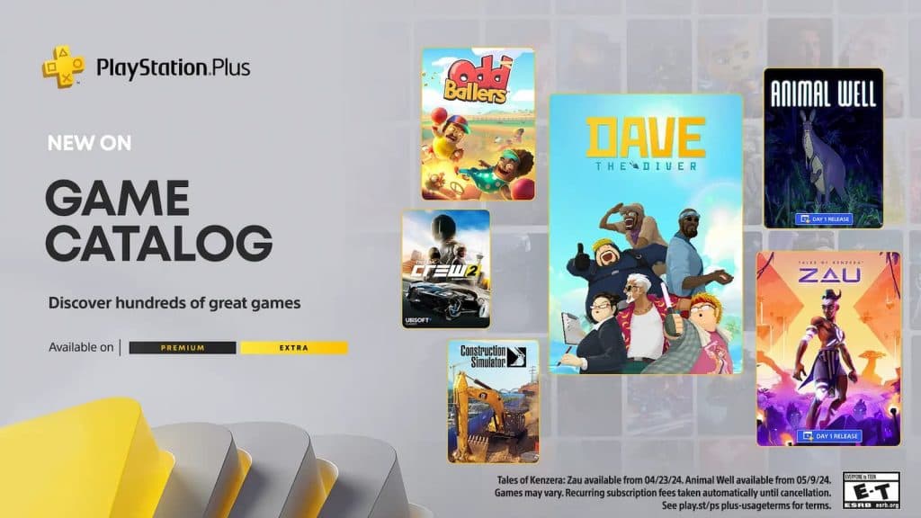 PlayStation Plus free games for April 2024 Confirmed games for PS5