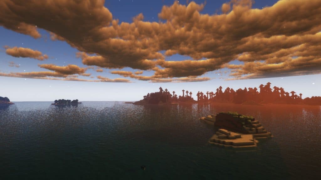 Sunflawer shaders in Minecraft
