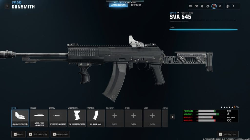 The best SVA 545 loadout in Call of Duty Warzone.