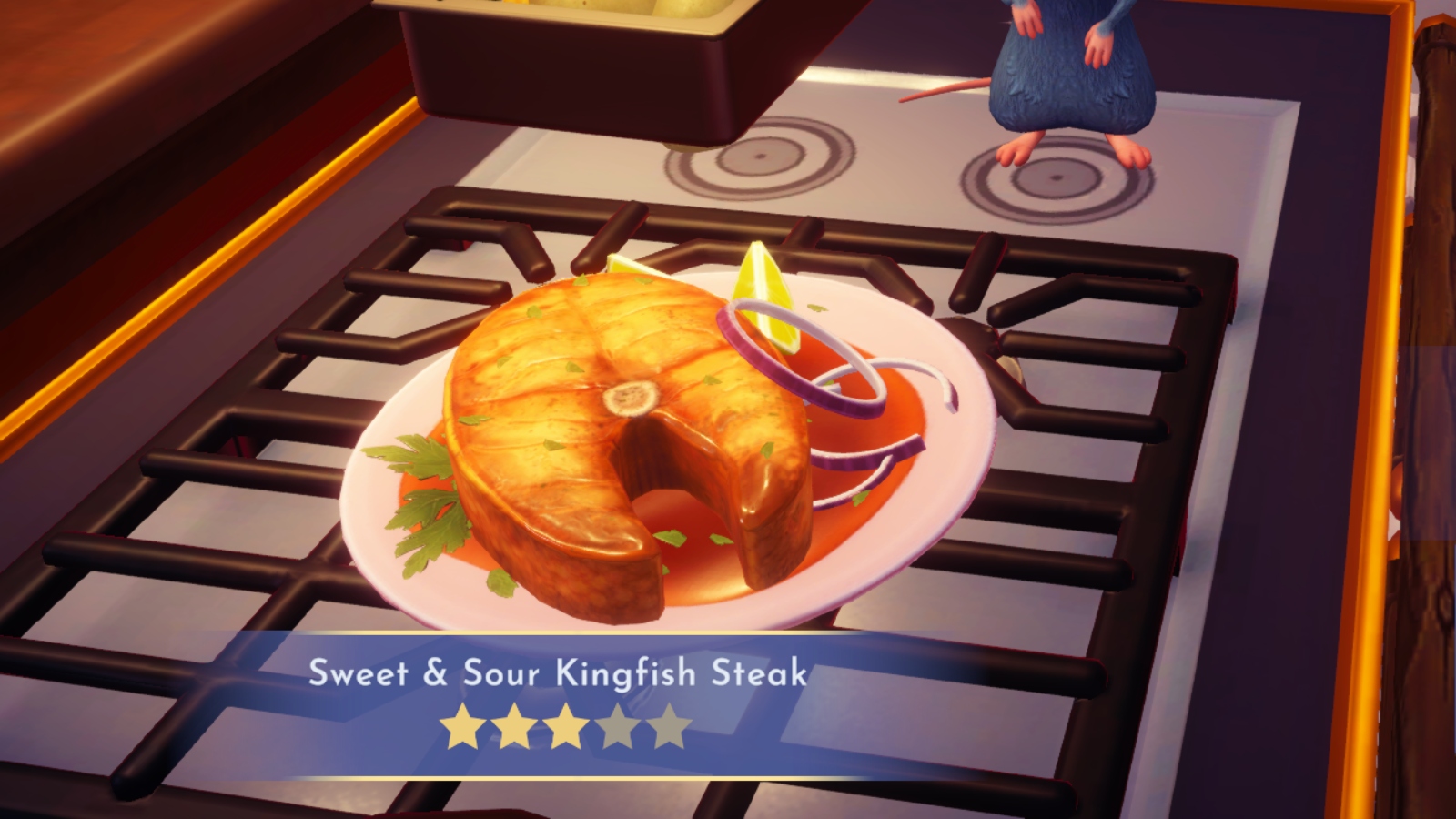 How To Make Sweet And Sour Kingfish Steak In Disney Dreamlight Valley ...