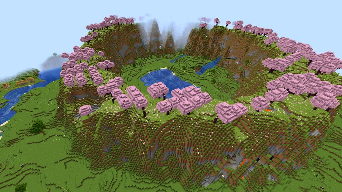 The Cherry Groves Biome