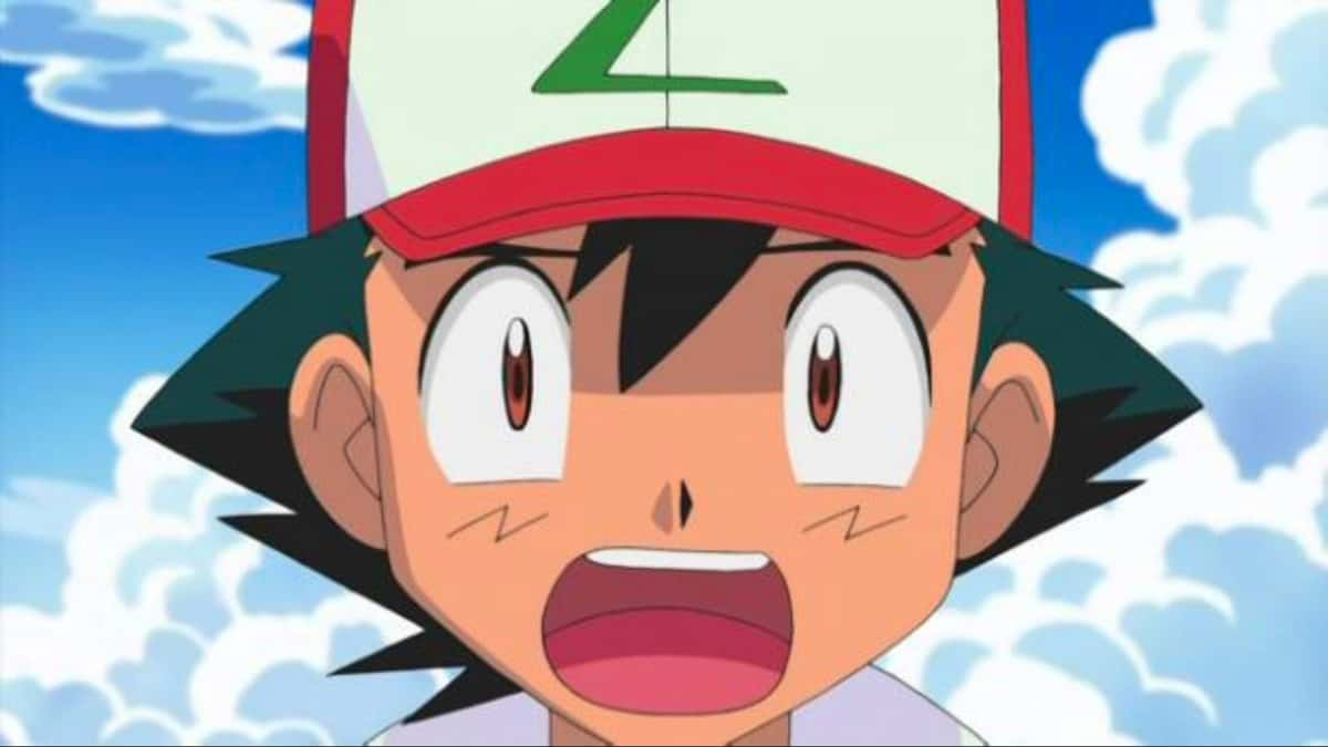 Ash Ketchum scared.