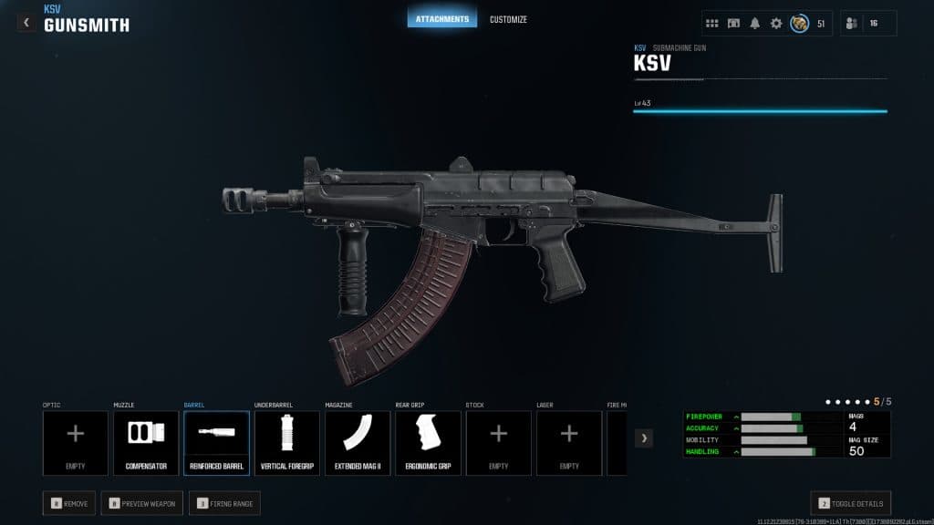 The best KSV loadout in Call of Duty: Warzone.