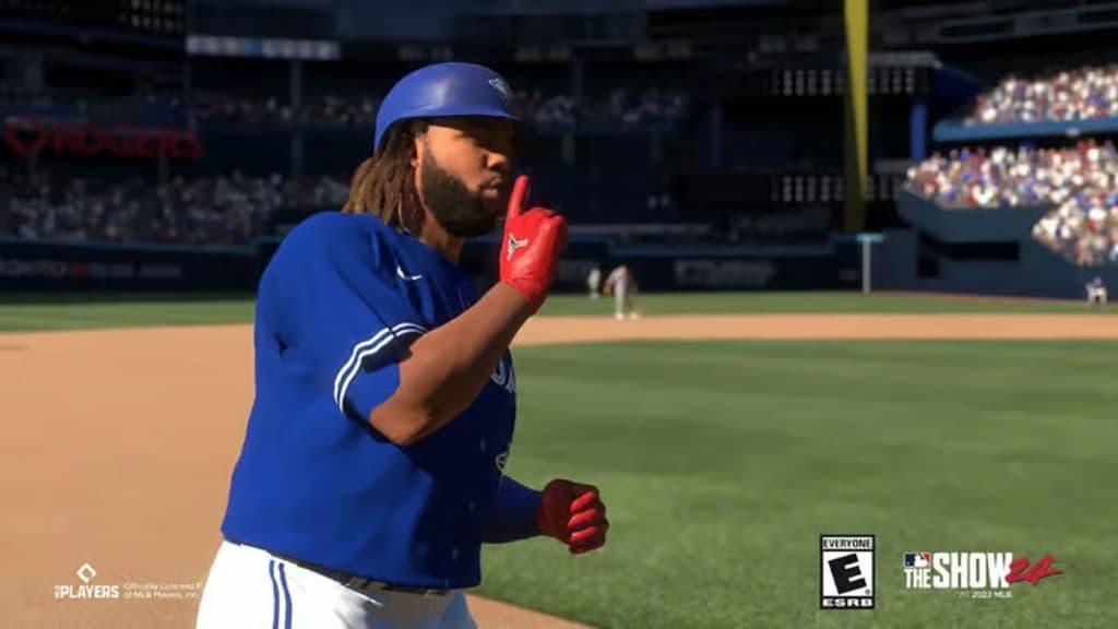 An image of MLB The Show 24 gameplay.