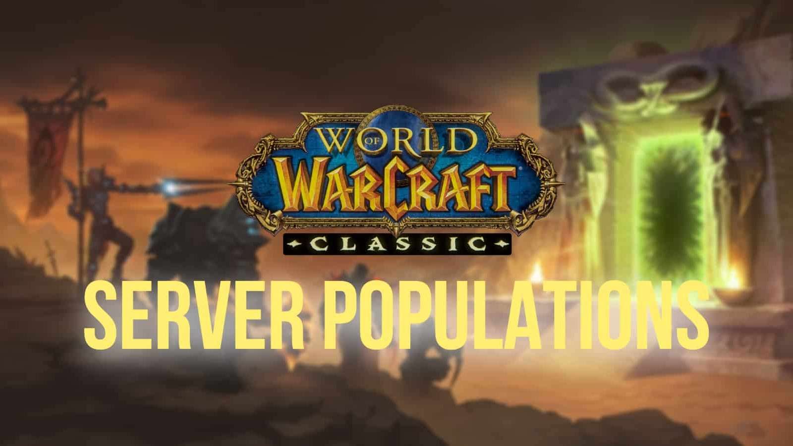 WoW Cataclysm Classic server populations in 2024 (August) Dexerto