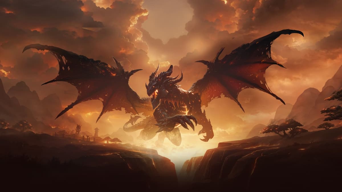 An image of WoW Cataclysm Classic keyart. 