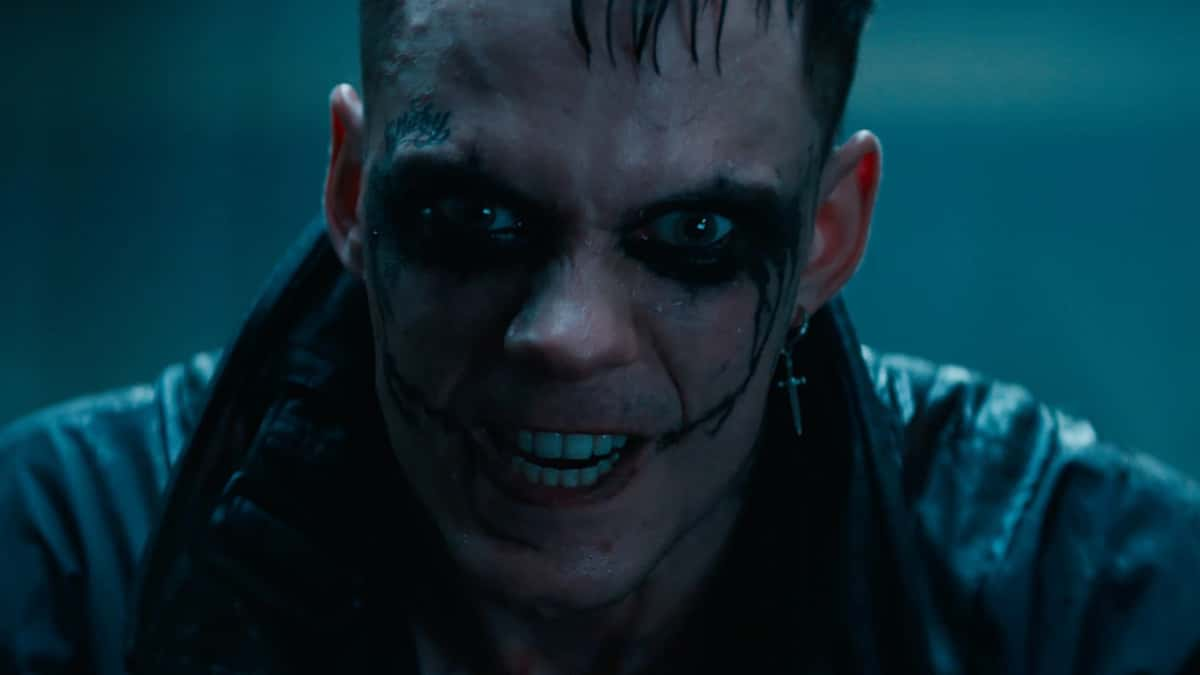 Bill Skarsgård as Eric Draven in The Crow 2024.