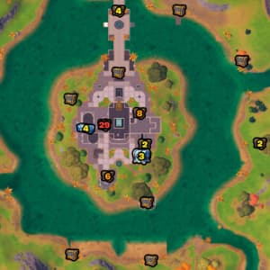 Fortnite The Doggpound chest spawn locations.