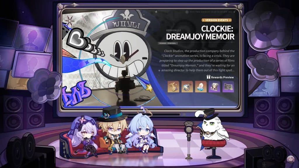 A screenshot from the Honkai Star Rail 2.2 livestream