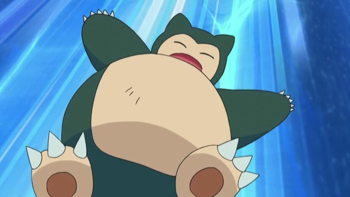 Snorlax from Pokemon anime.