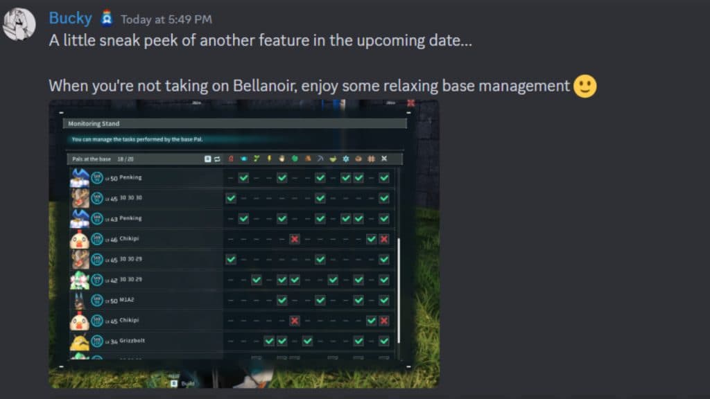 an image of an upcoming feature in Palworld