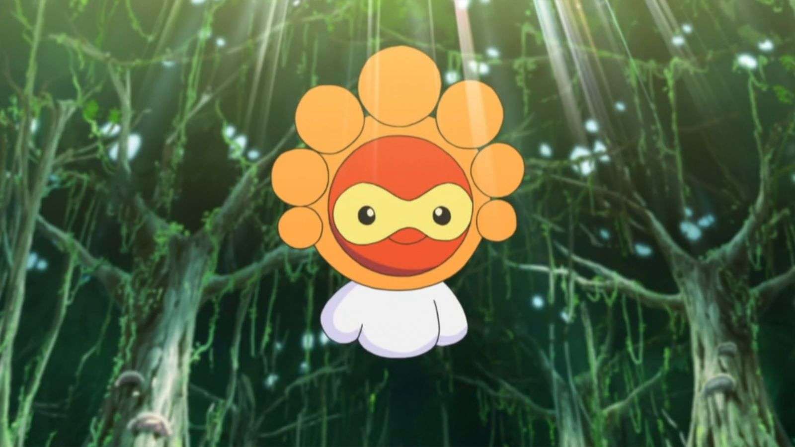 Sun Castform from Pokemon anime.