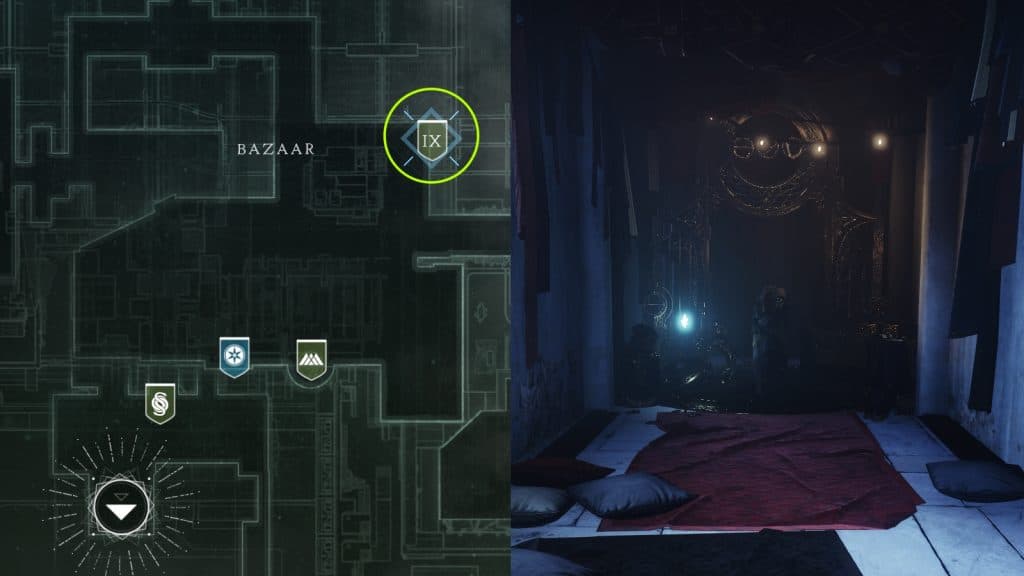 Xur's new location this week in Destiny 2 The Final Shape.