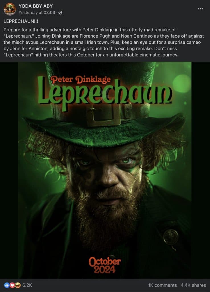 Is a Leprechaun remake with Peter Dinklage happening? Dexerto