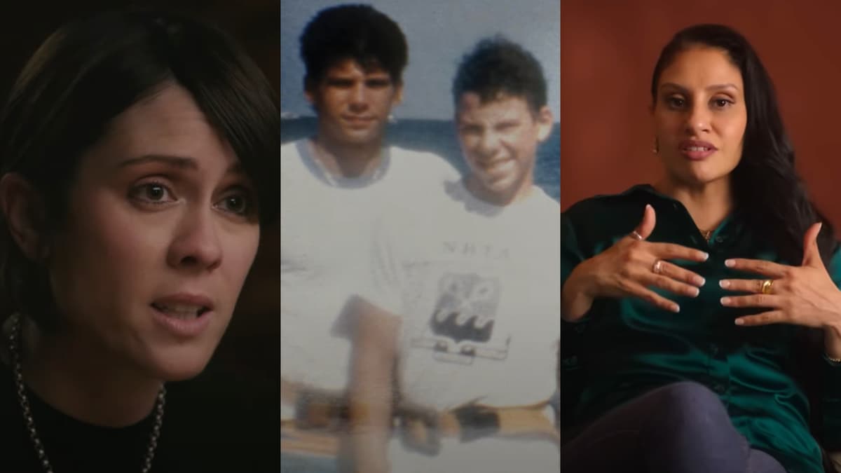 Stills from Fanatical, The Menendez Brothers, and Sweet Bobby