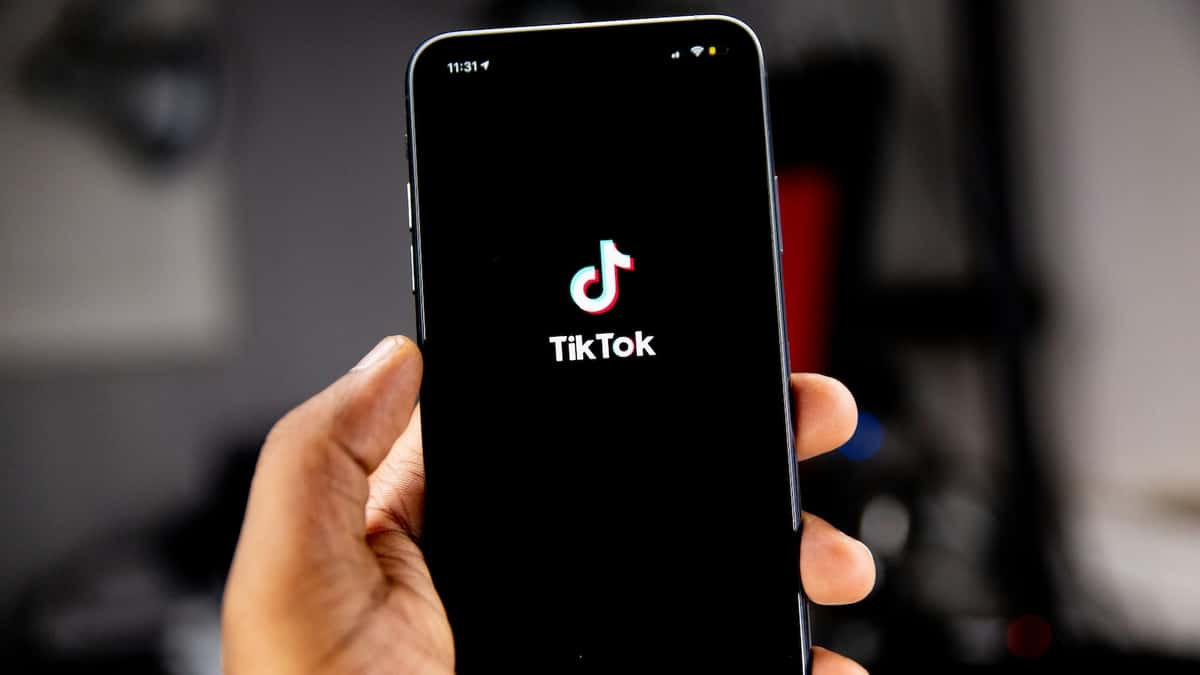 TikTok stock image