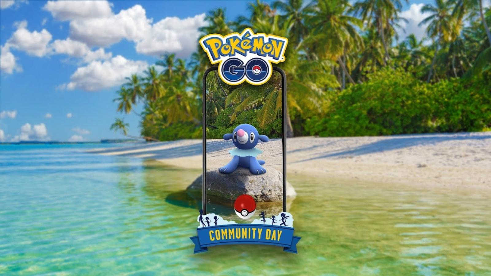 Official art for Popplio Community Day