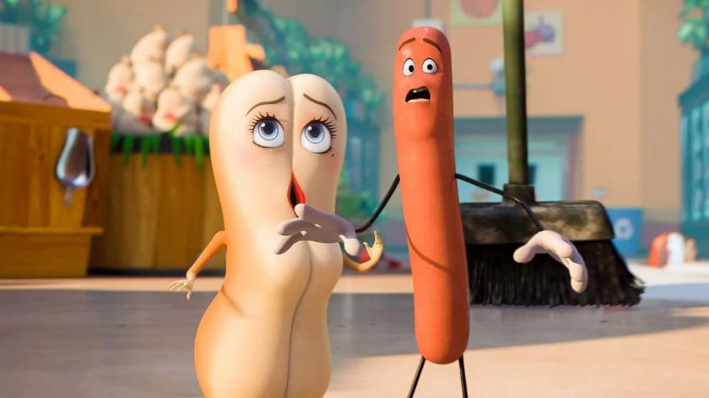 A still from Sausage Party: Foodtopia