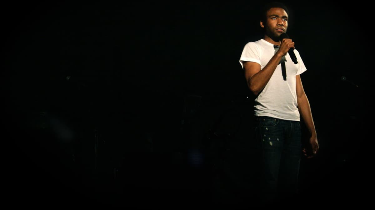 Childish Gambino performing in concert